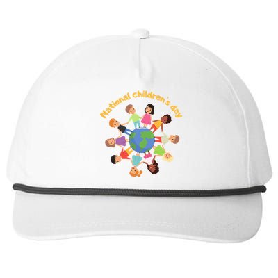 Support National S Day Planet Earth Climate Gift Snapback Five-Panel Rope Hat