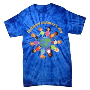 Support National S Day Planet Earth Climate Gift Tie-Dye T-Shirt