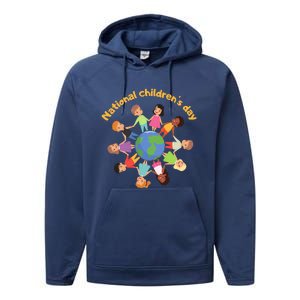 Support National S Day Planet Earth Climate Gift Performance Fleece Hoodie