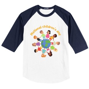 Support National S Day Planet Earth Climate Gift Baseball Sleeve Shirt