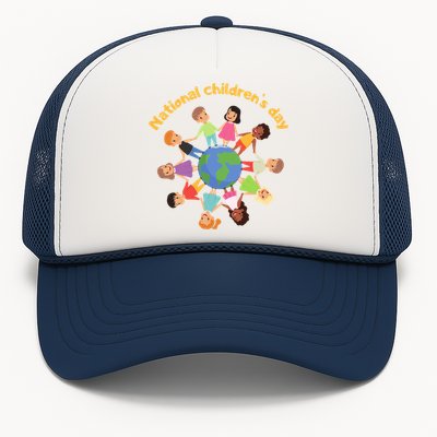 Support National S Day Planet Earth Climate Gift Trucker Hat