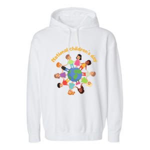 Support National S Day Planet Earth Climate Gift Garment-Dyed Fleece Hoodie