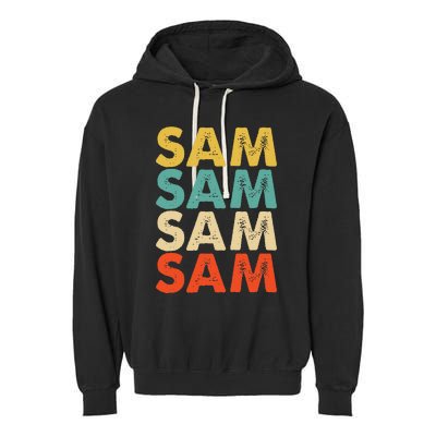 Sam Name Garment-Dyed Fleece Hoodie