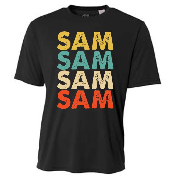 Sam Name Cooling Performance Crew T-Shirt