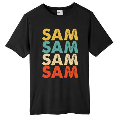 Sam Name Tall Fusion ChromaSoft Performance T-Shirt