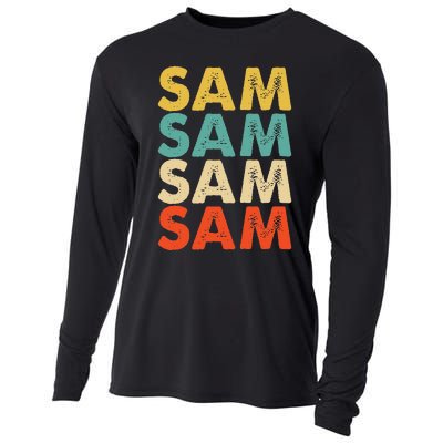 Sam Name Cooling Performance Long Sleeve Crew