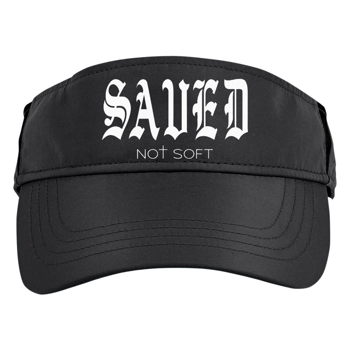 Saved Not Soft Novelty Salvation Adult Drive Performance Visor