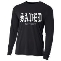 Saved Not Soft Novelty Salvation Cooling Performance Long Sleeve Crew