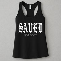 Saved Not Soft Novelty Salvation Womens Tank Top