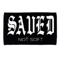 Saved Not Soft Novelty Salvation Microfiber Hand Towel