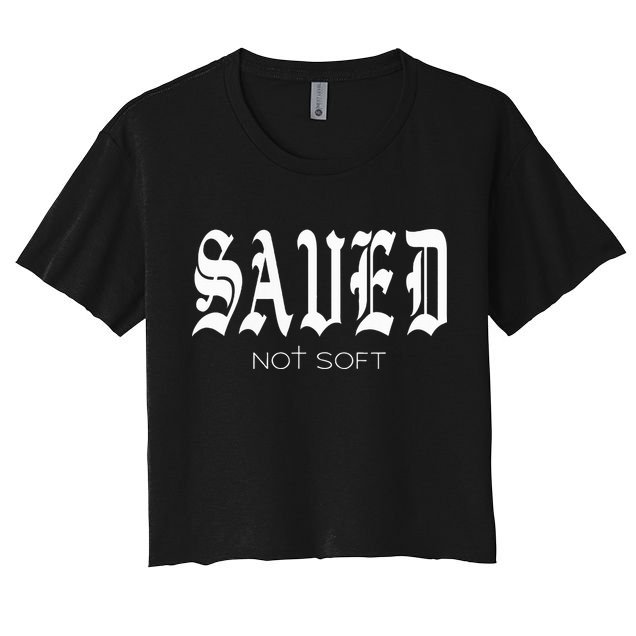 Saved Not Soft Novelty Salvation Crop Top