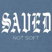 Saved Not Soft Novelty Salvation Garment-Dyed Sweatshirt