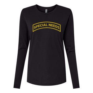 Special Needs Womens Cotton Relaxed Long Sleeve T-Shirt