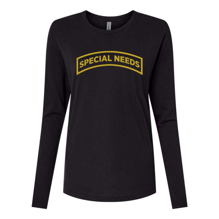 Special Needs Womens Cotton Relaxed Long Sleeve T-Shirt