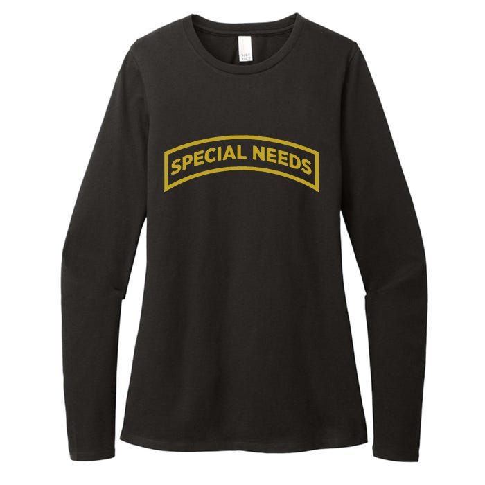 Special Needs Womens CVC Long Sleeve Shirt