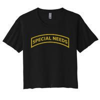 Special Needs Women's Crop Top Tee