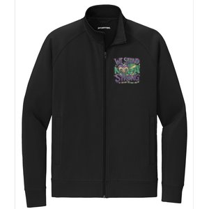 Stand Nola Strong Louisiana Culture Support New Orleans Stretch Full-Zip Cadet Jacket