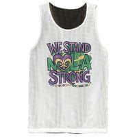 Stand Nola Strong Louisiana Culture Support New Orleans Mesh Reversible Basketball Jersey Tank