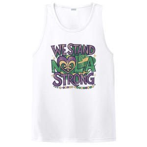 Stand Nola Strong Louisiana Culture Support New Orleans PosiCharge Competitor Tank