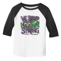 Stand Nola Strong Louisiana Culture Support New Orleans Toddler Fine Jersey T-Shirt