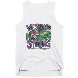 Stand Nola Strong Louisiana Culture Support New Orleans Tank Top