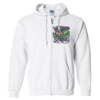 Stand Nola Strong Louisiana Culture Support New Orleans Full Zip Hoodie