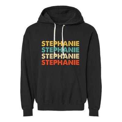 Stephanie Name Garment-Dyed Fleece Hoodie