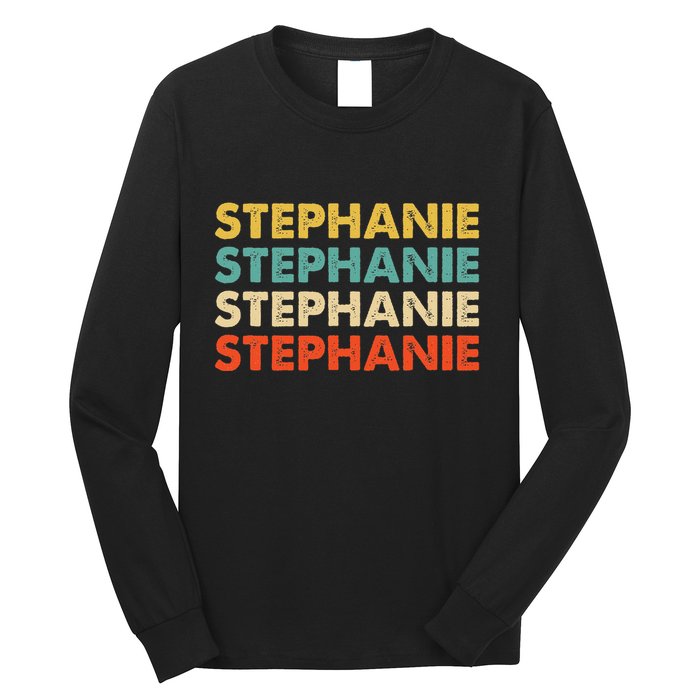 Stephanie Name Long Sleeve Shirt