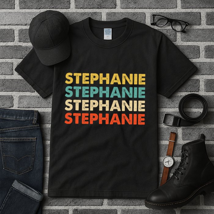 Stephanie Name Tall T-Shirt