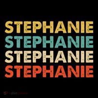 Stephanie Name Youth Performance Sprint T-Shirt