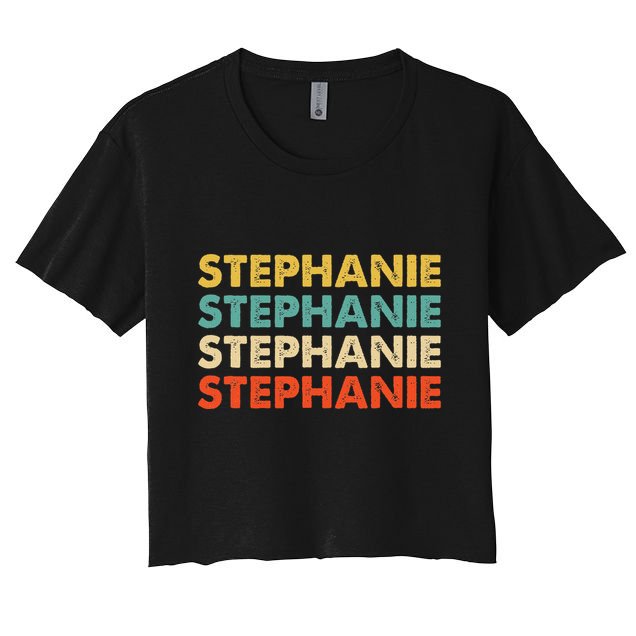 Stephanie Name Crop Top