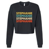 Stephanie Name Cropped Pullover Crew