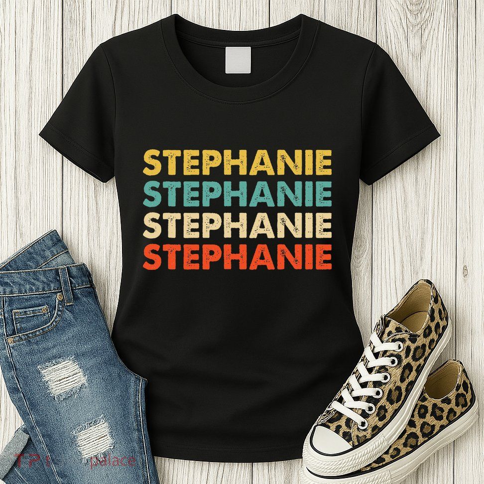 Stephanie Name Womens T-Shirt