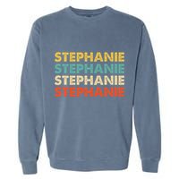 Stephanie Name Garment-Dyed Sweatshirt