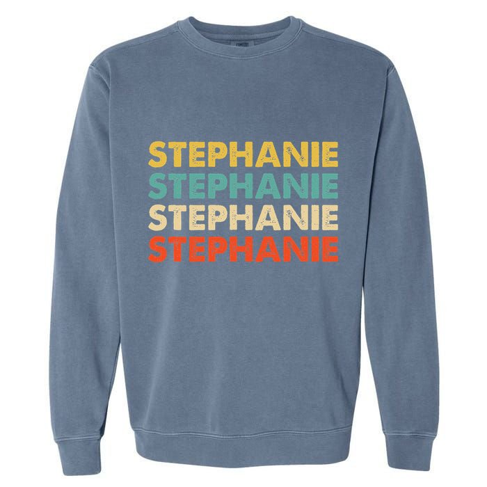 Stephanie Name Garment-Dyed Sweatshirt