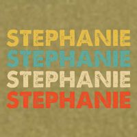 Stephanie Name Garment-Dyed Women's Muscle Tee