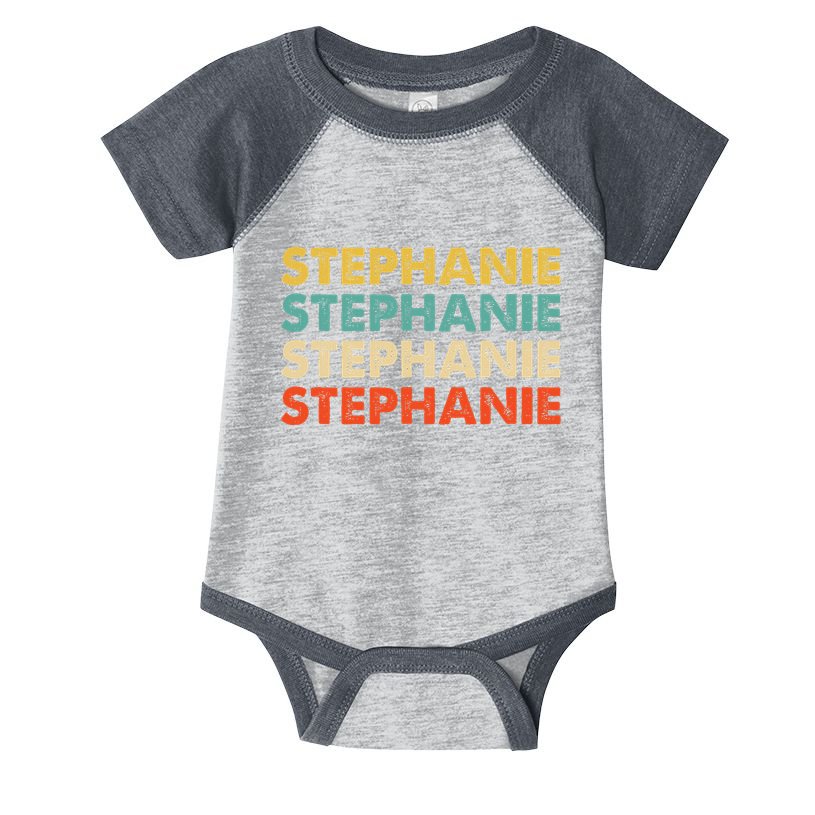 Stephanie Name Infant Baby Jersey Bodysuit