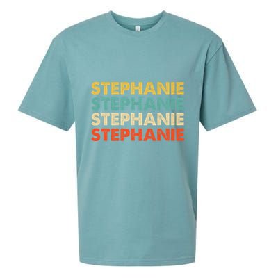 Stephanie Name Sueded Cloud Jersey T-Shirt