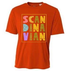 Scandinavian Nordic Scandinavic Scandinavia Roots Gift Cooling Performance Crew T-Shirt