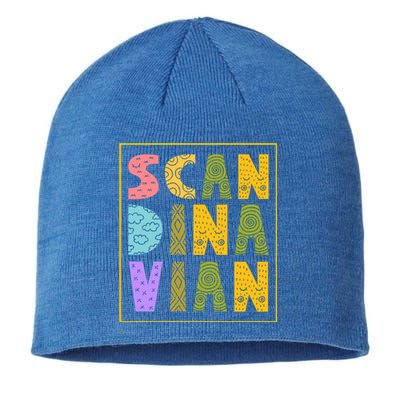 Scandinavian Nordic Scandinavic Scandinavia Roots Gift Sustainable Beanie