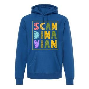 Scandinavian Nordic Scandinavic Scandinavia Roots Gift Premium Hoodie