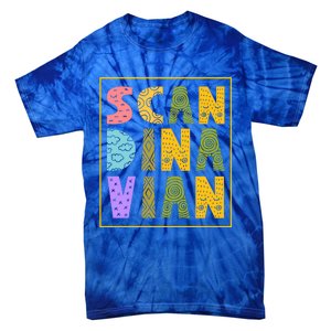 Scandinavian Nordic Scandinavic Scandinavia Roots Gift Tie-Dye T-Shirt