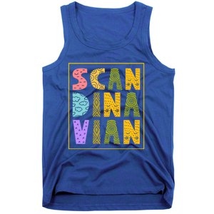 Scandinavian Nordic Scandinavic Scandinavia Roots Gift Tank Top