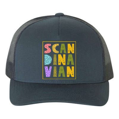 Scandinavian Nordic Scandinavic Scandinavia Roots Gift Yupoong Adult 5-Panel Trucker Hat