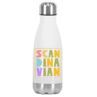 Scandinavian Nordic Scandinavic Scandinavia Roots Gift Stainless Steel Insulated Water Bottle