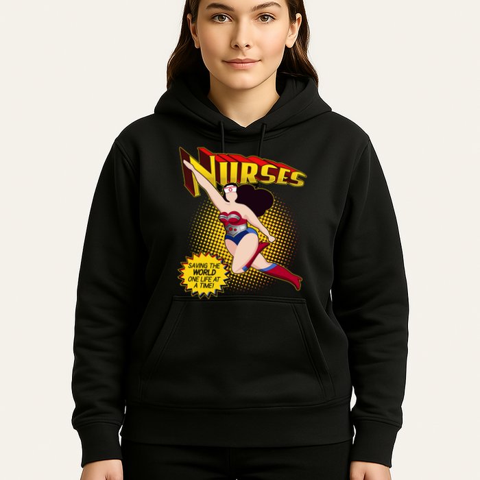 Superhero Nurses Saving The World One Life At A Time Hoodie