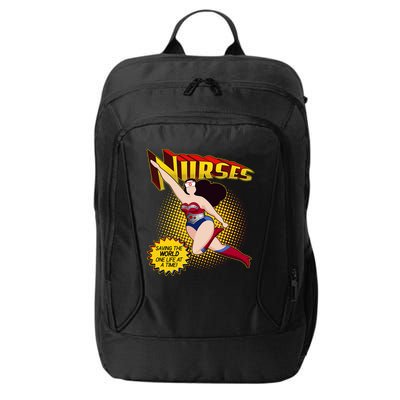 Superhero Nurses Saving The World One Life At A Time City Backpack