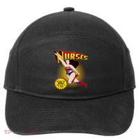 Superhero Nurses Saving The World One Life At A Time 7-Panel Snapback Hat