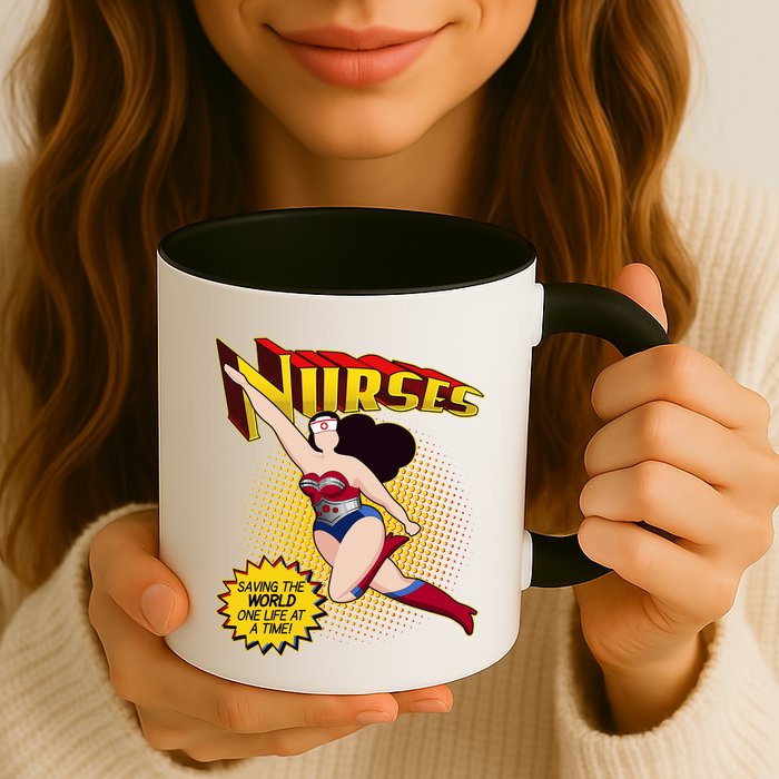 Superhero Nurses Saving The World One Life At A Time Mug
