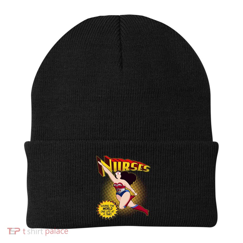 Superhero Nurses Saving The World One Life At A Time Beanie